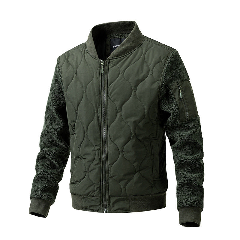 EMPIRE Men's Autumn And Winter Wool Zipper Jacket