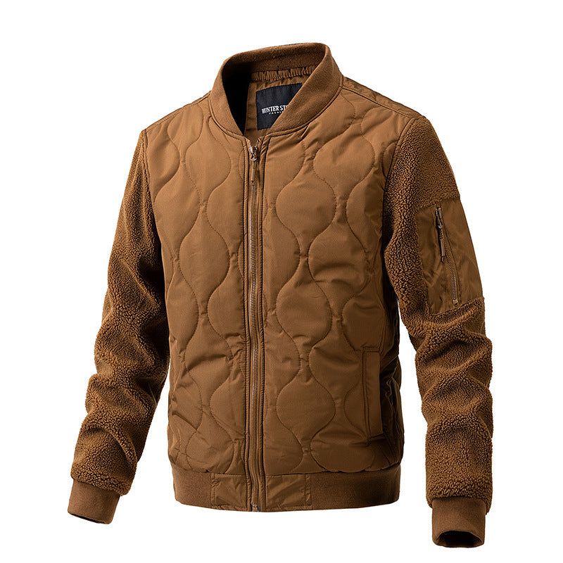 EMPIRE Men's Autumn And Winter Wool Zipper Jacket