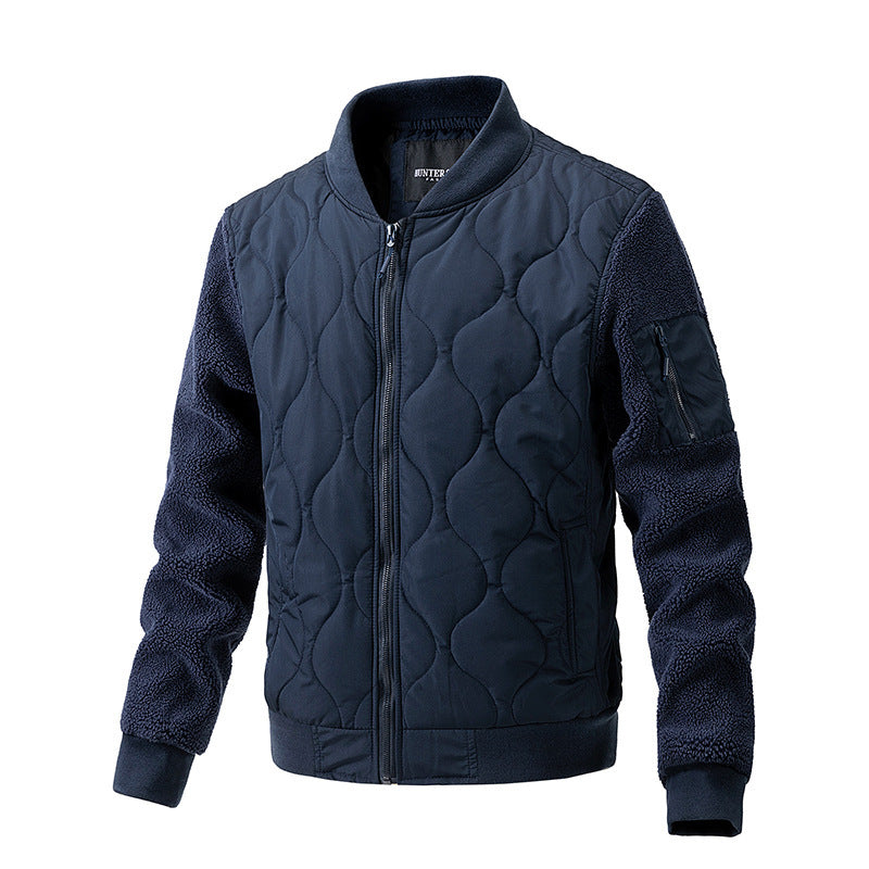 EMPIRE Men's Autumn And Winter Wool Zipper Jacket