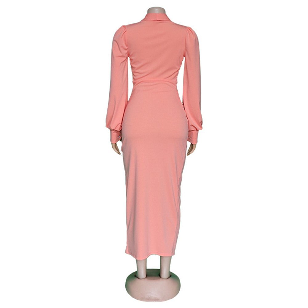 EMPIRE Women's Long-sleeved Office Dress