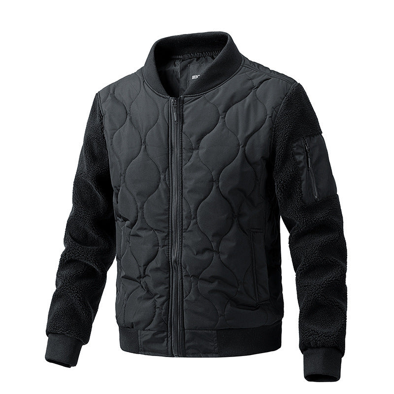EMPIRE Men's Autumn And Winter Wool Zipper Jacket