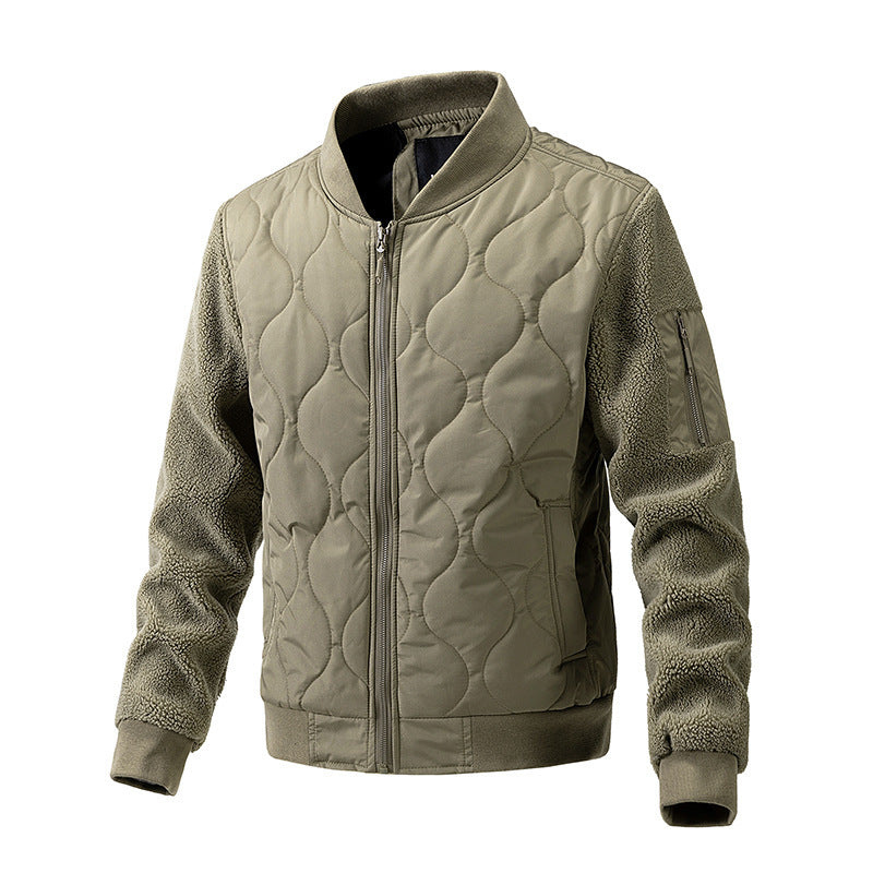 EMPIRE Men's Autumn And Winter Wool Zipper Jacket