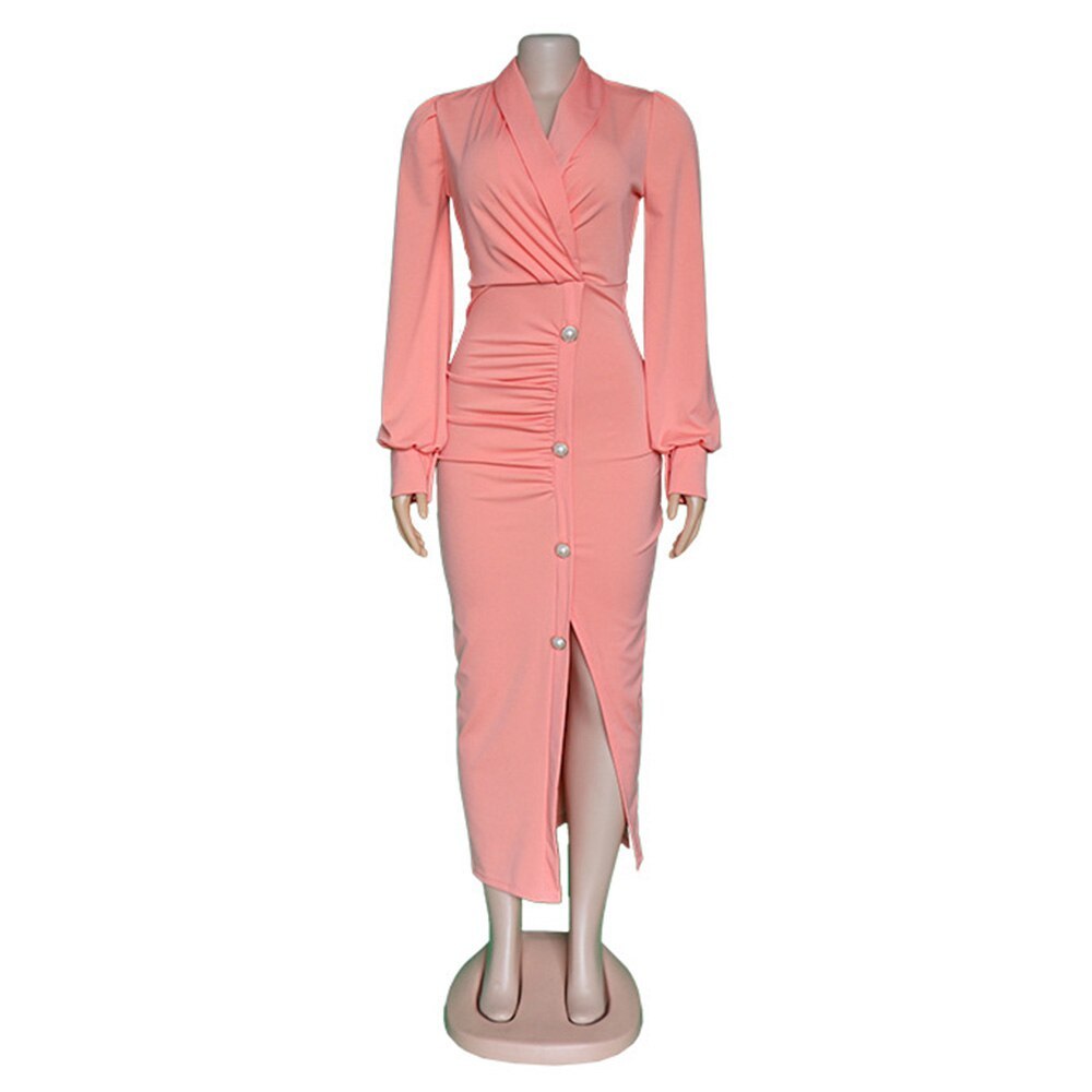 EMPIRE Women's Long-sleeved Office Dress