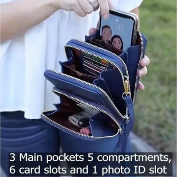 EMPIRE Crossbody Bag Women Tri-fold Pockets Phone Bags