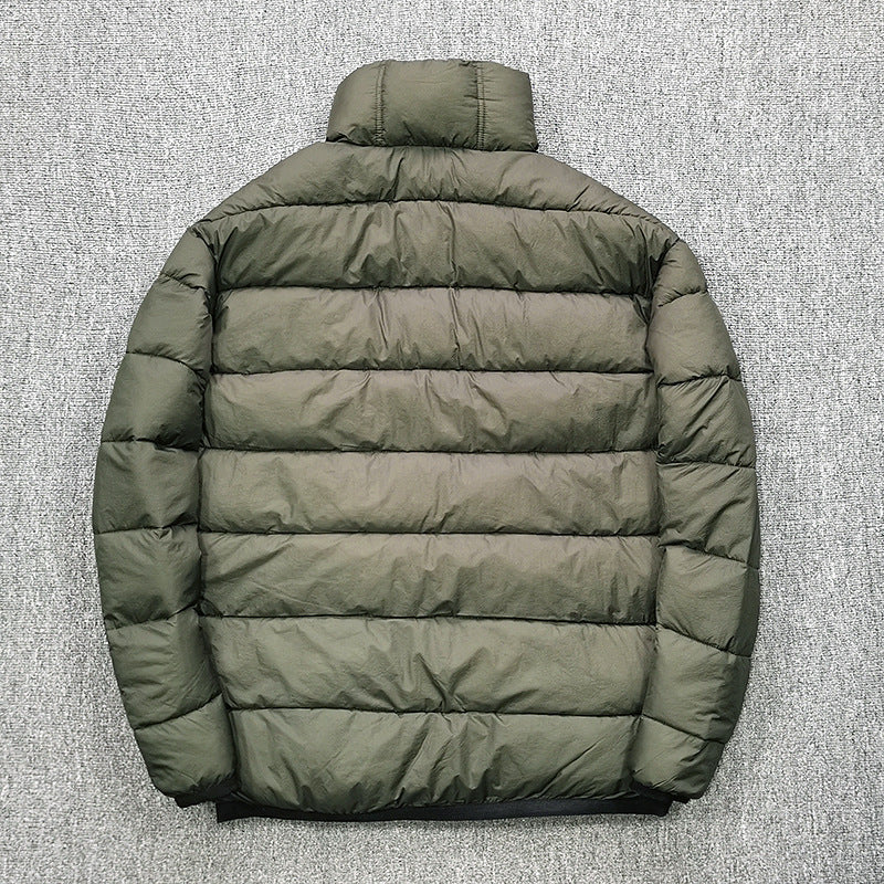 EMPIRE Men's Winter Stand Collar Waterproof Quilted Cotton-padded Jacket