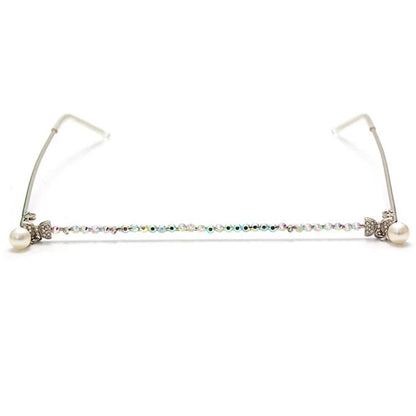 EMPIRE Lensless Rhinestone Colored Glasses Frame