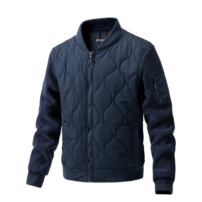 EMPIRE Men's Autumn And Winter Wool Zipper Jacket